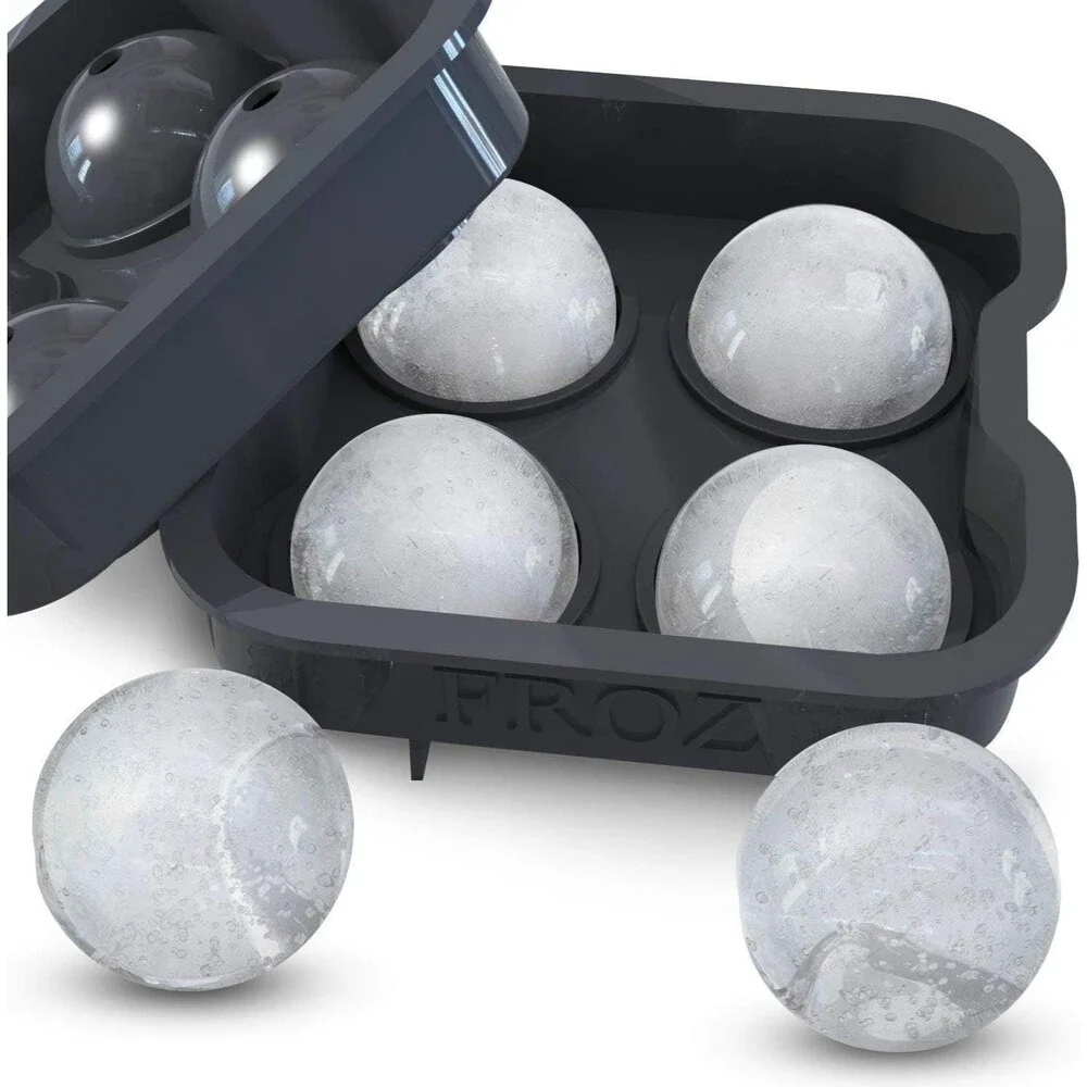Housewares Solutions Froz Ice Ball Maker – Novelty Food-Grade Silicone Ice Mold